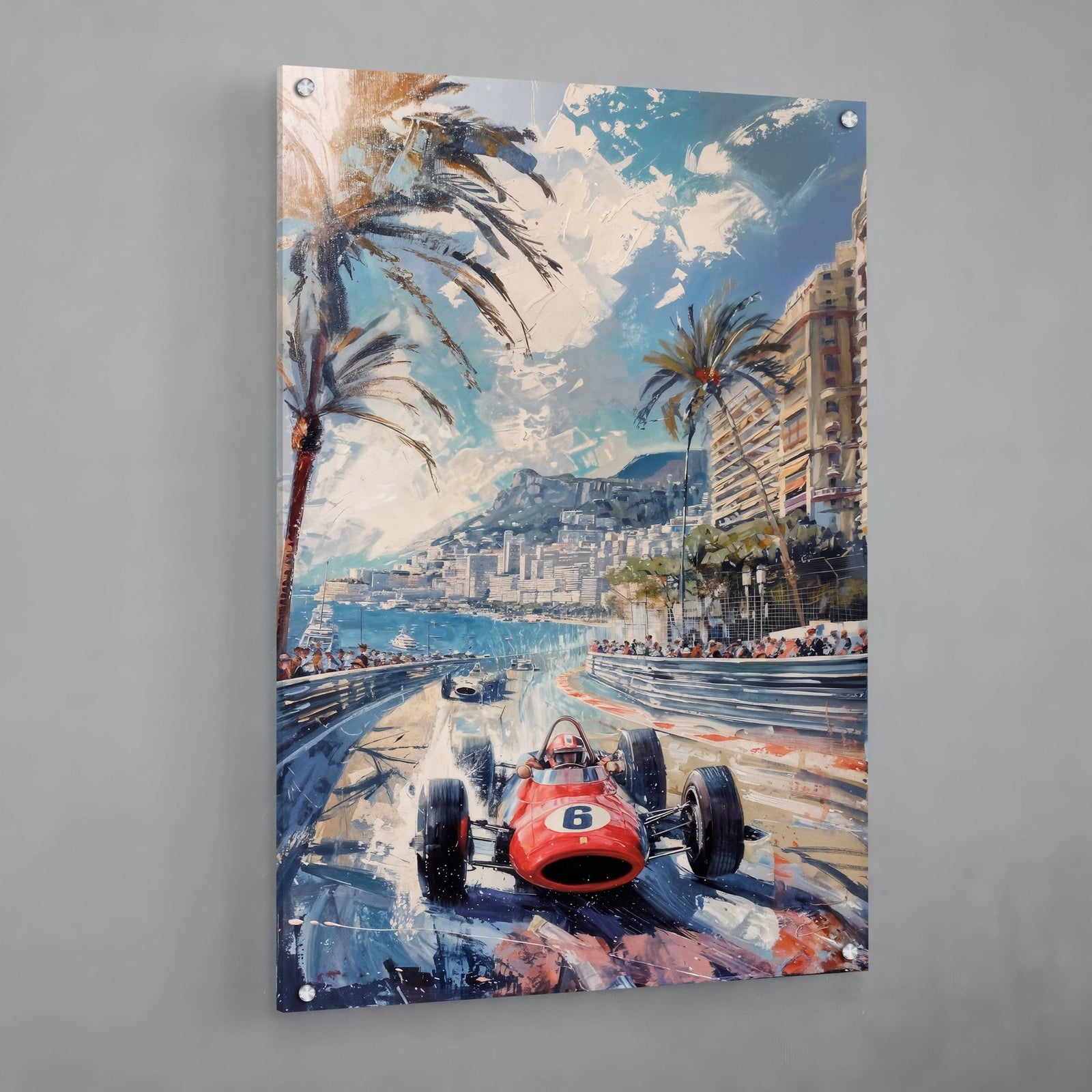 Tableau Voiture Grand Prix De Monaco - The Art Avenue