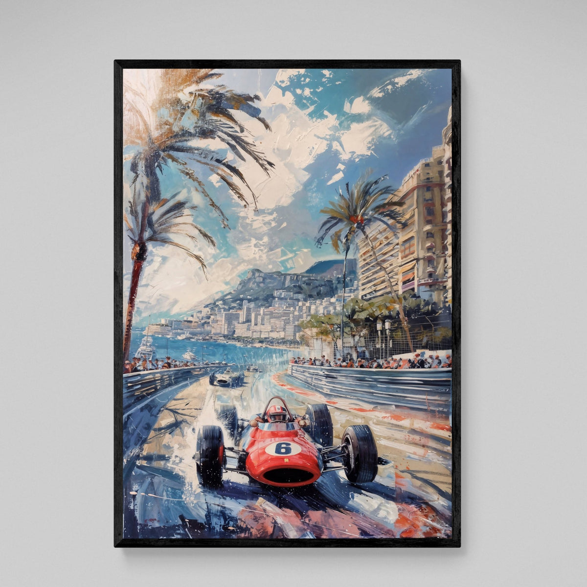 Tableau Voiture Grand Prix De Monaco - The Art Avenue