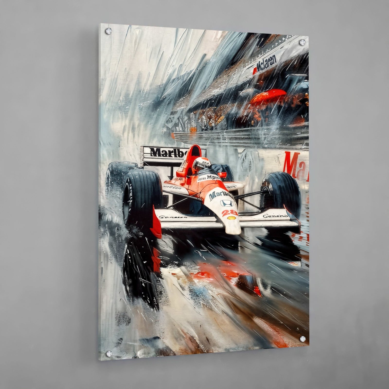 Tableau Voiture McLaren Vintage - The Art Avenue