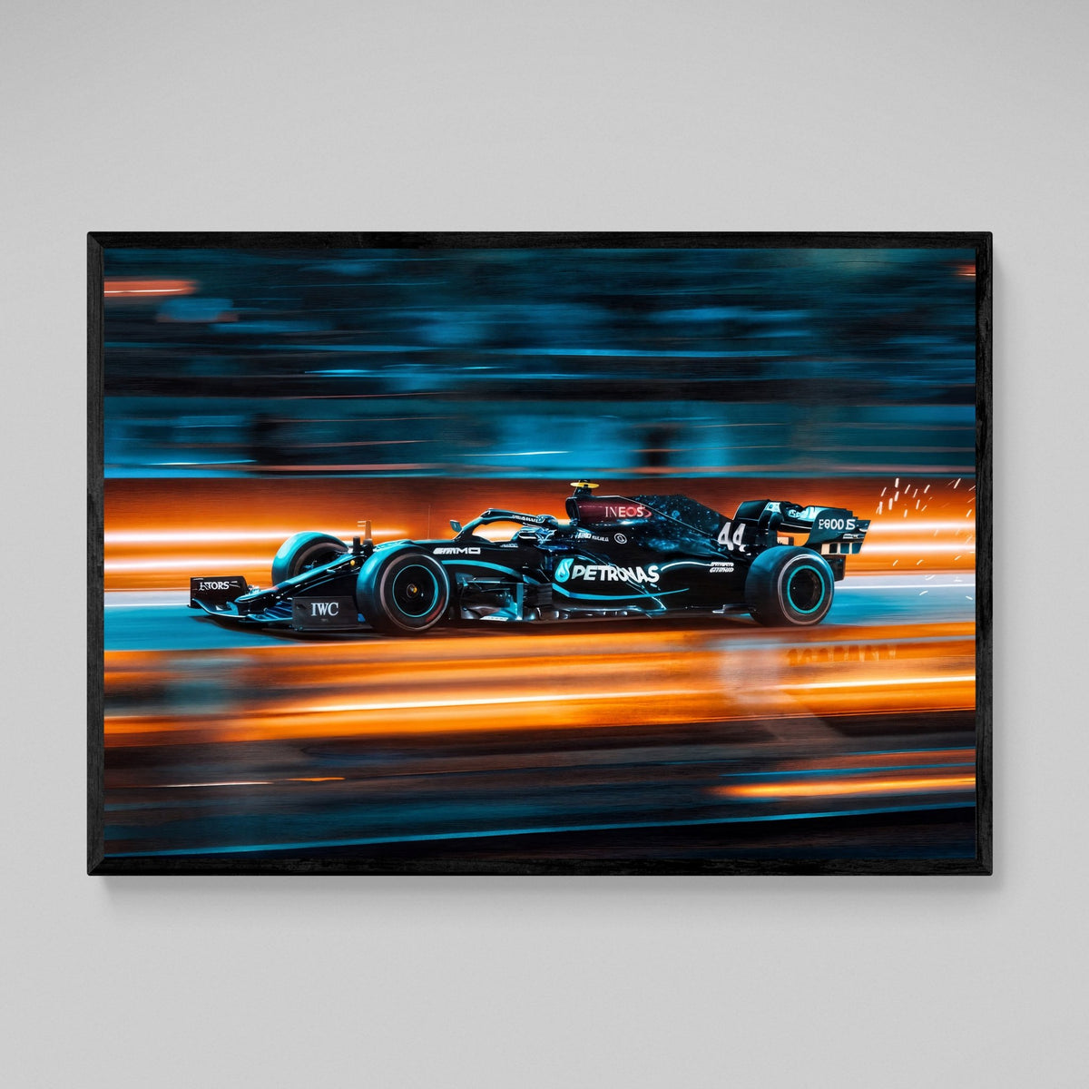 Tableau Voiture Mercedes Hamilton - The Art Avenue