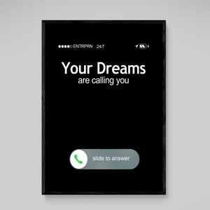 Tableau Your Dreams Are Calling You - The Art Avenue