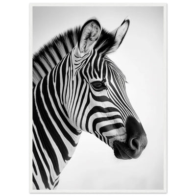 Tableau Zèbre Noir et Blanc - The Art Avenue