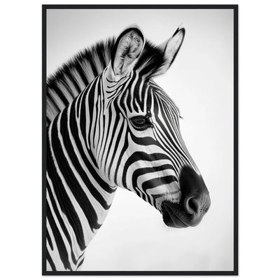 Tableau Zèbre Noir et Blanc - The Art Avenue