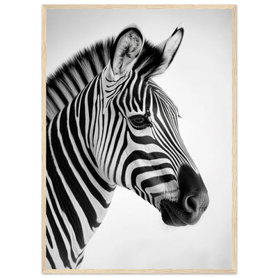 Tableau Zèbre Noir et Blanc - The Art Avenue