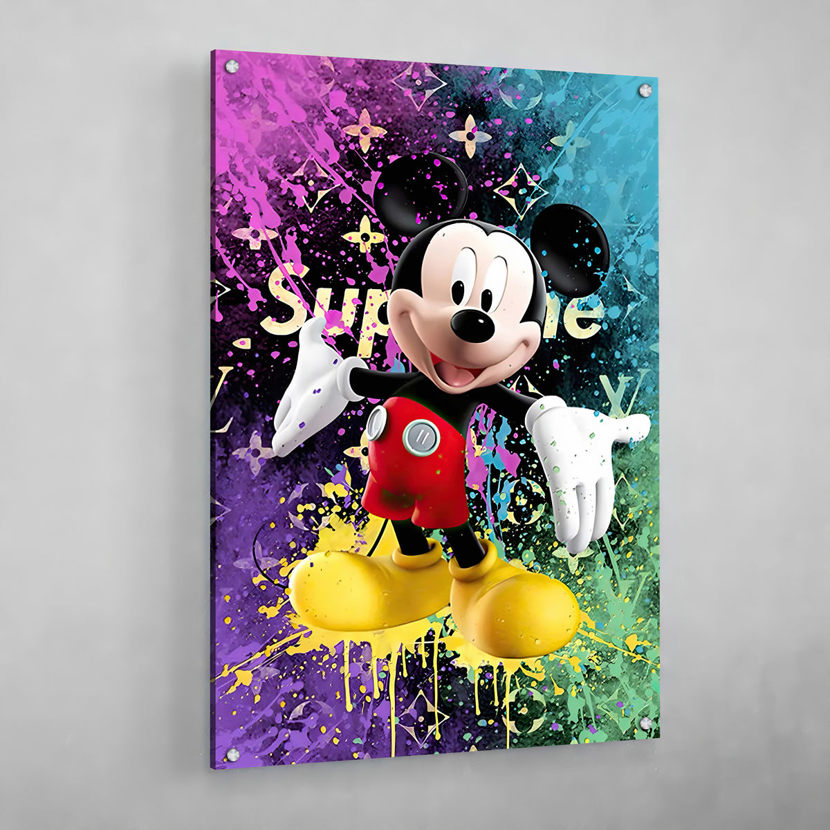 Tableau Mickey Mouse Pop Art  - The Art Avenue