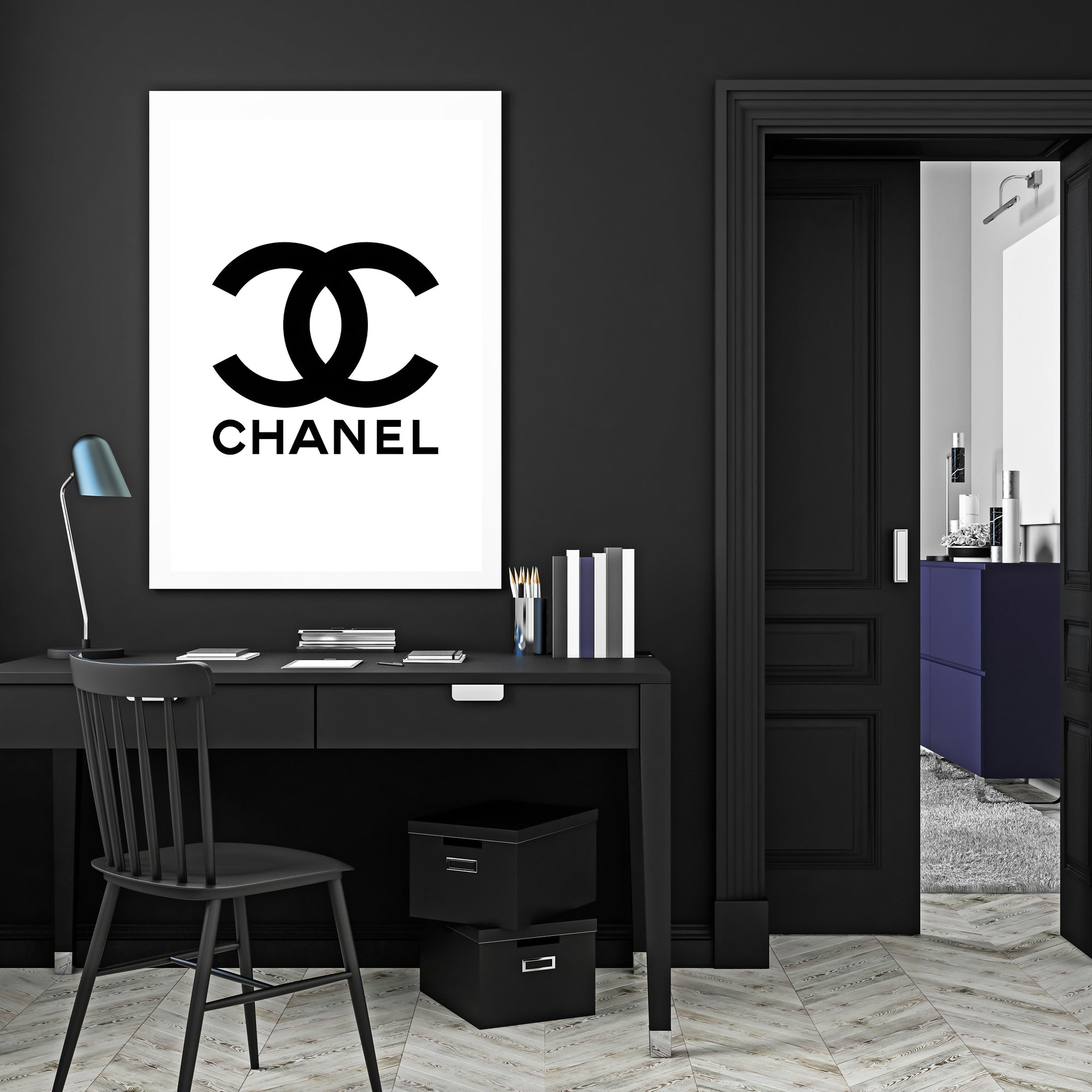 Cadre moderne sur commande 😍😍 Chanel - Sadja_Décoration
