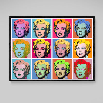Marilyn Monroe Tableau Pop Art - The Art Avenue