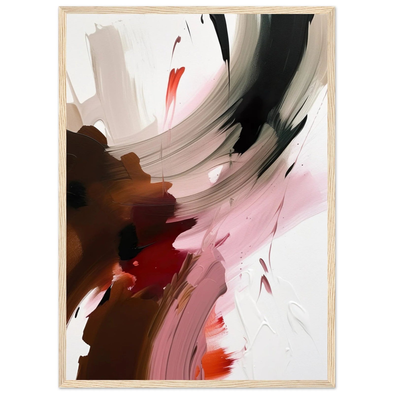 Tableau Abstrait Bordeaux - The Art Avenue