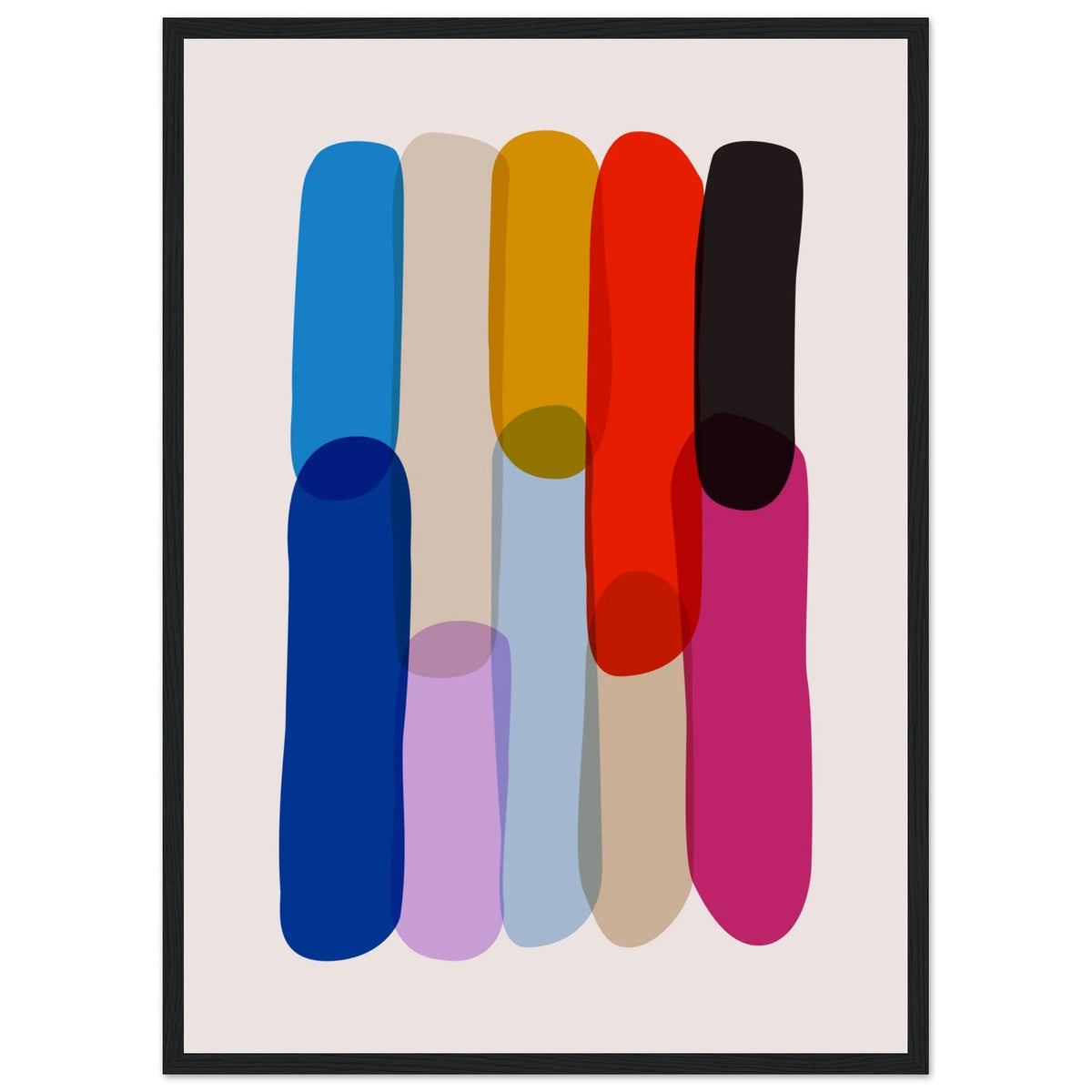 Tableau Abstrait Couleurs - The Art Avenue