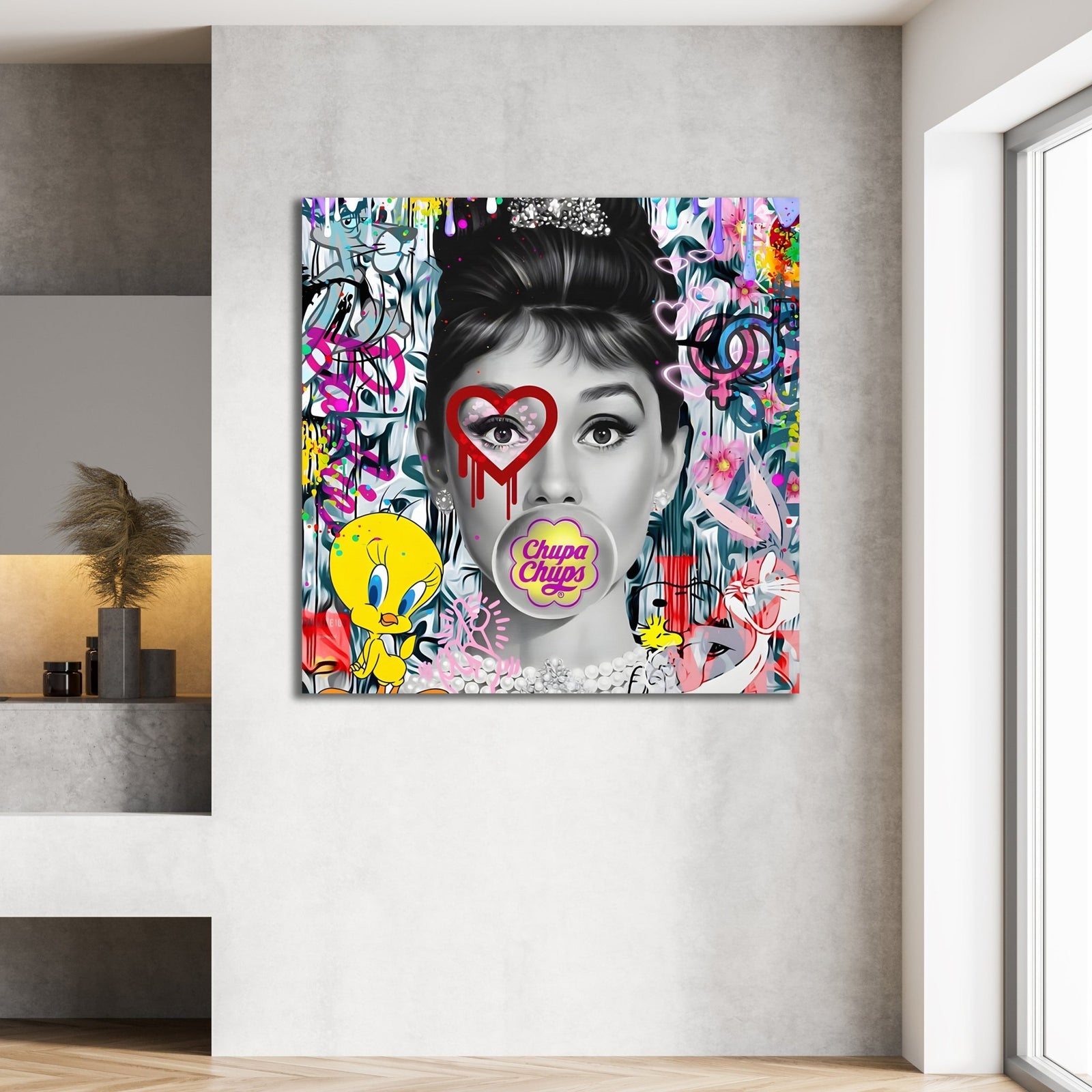 Tableau Audrey Hepburn Pop Art - The Art Avenue