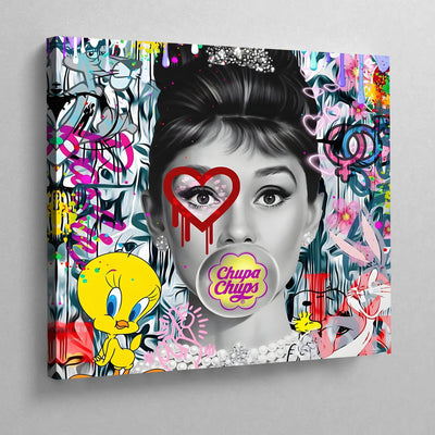 Tableau Audrey Hepburn Pop Art - The Art Avenue