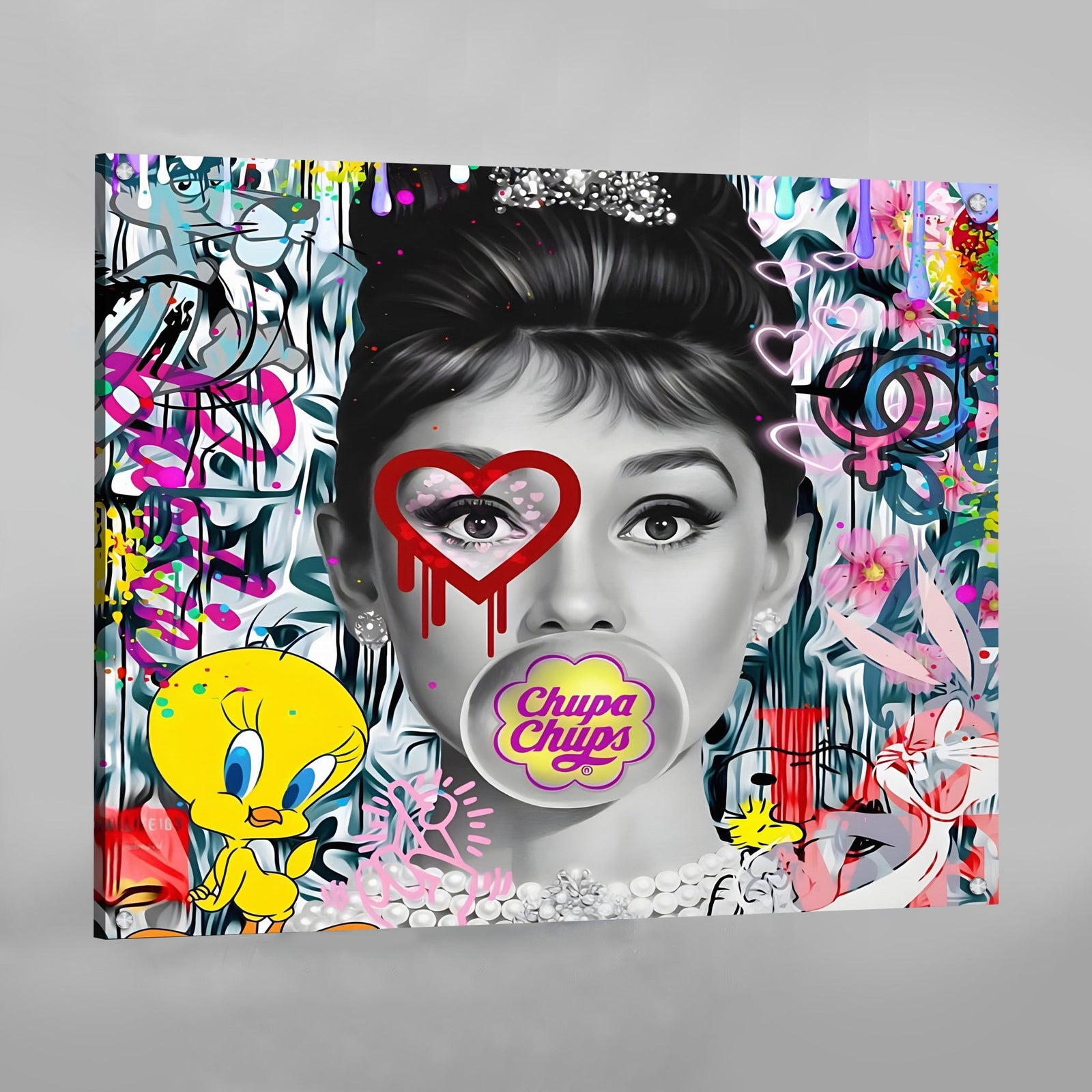 Tableau Audrey Hepburn Pop Art - The Art Avenue