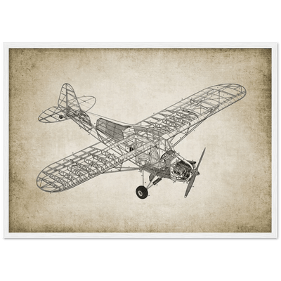 Tableau Avion Vintage - The Art Avenue