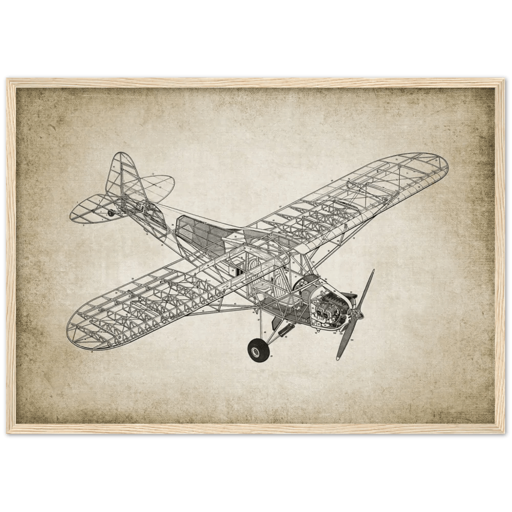 Tableau Avion Vintage - The Art Avenue