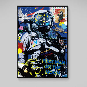 Tableau Banksy Astronaute - The Art Avenue
