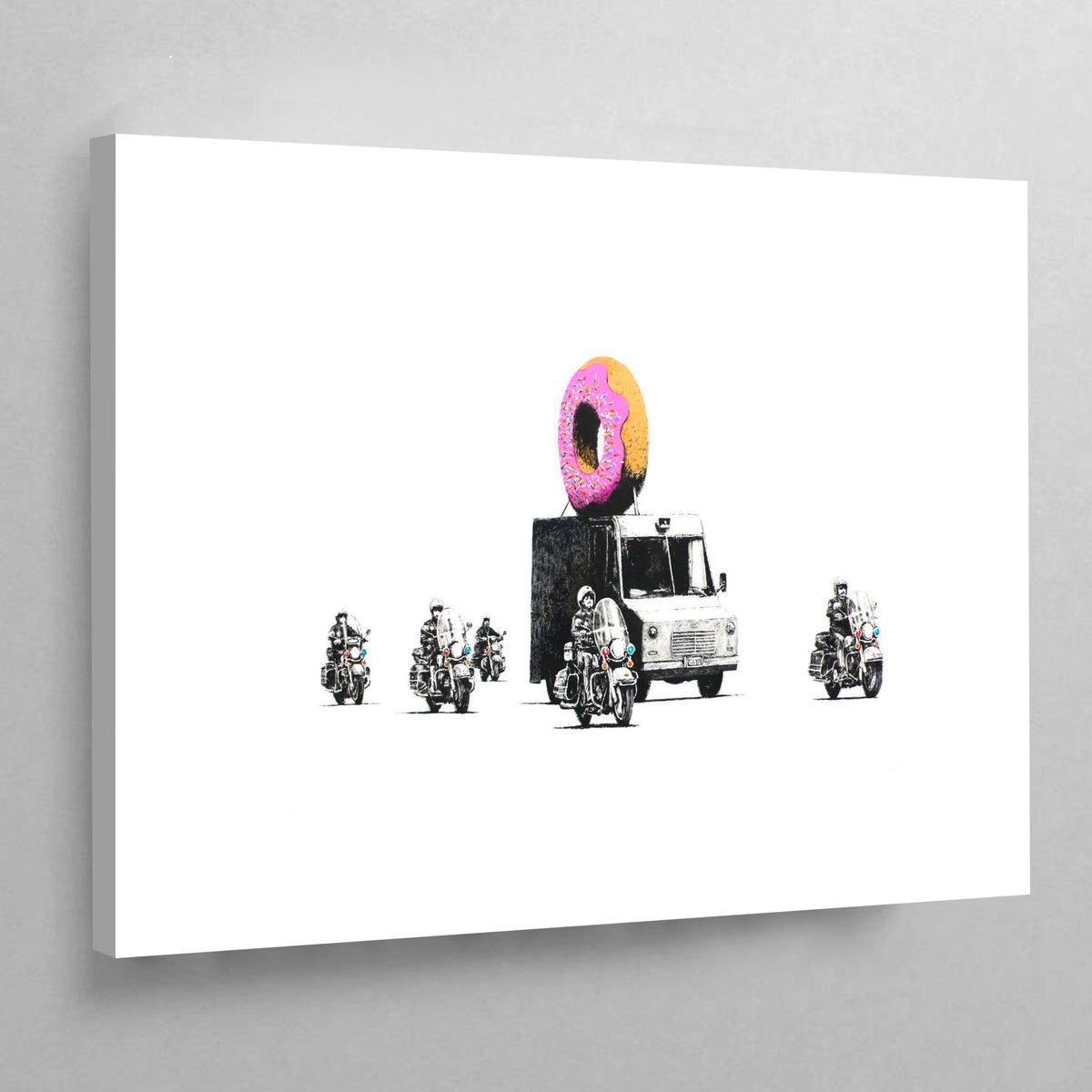 Tableau Banksy Donut - The Art Avenue