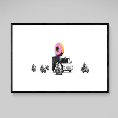Tableau Banksy Donut - The Art Avenue