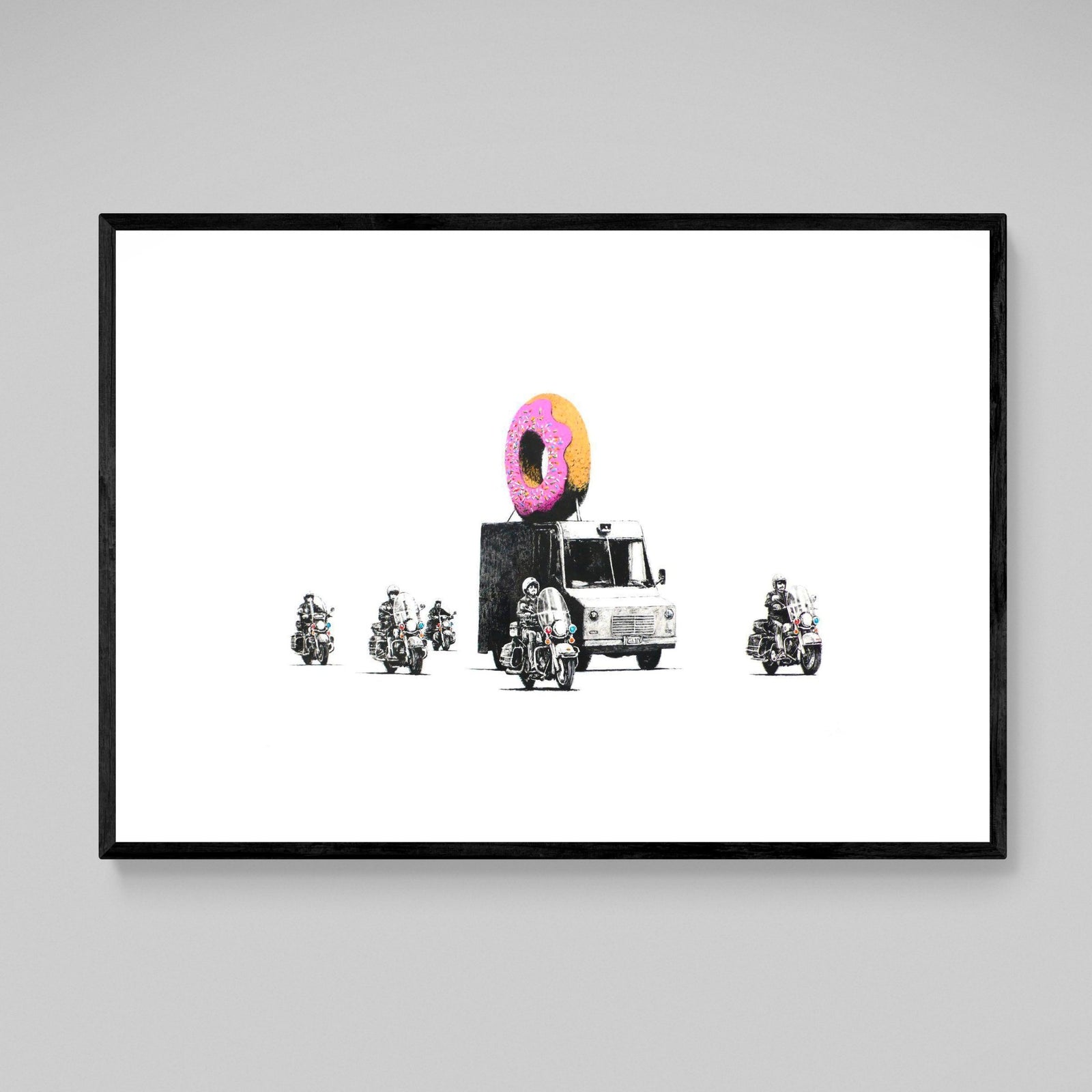 Tableau Banksy Donut - The Art Avenue