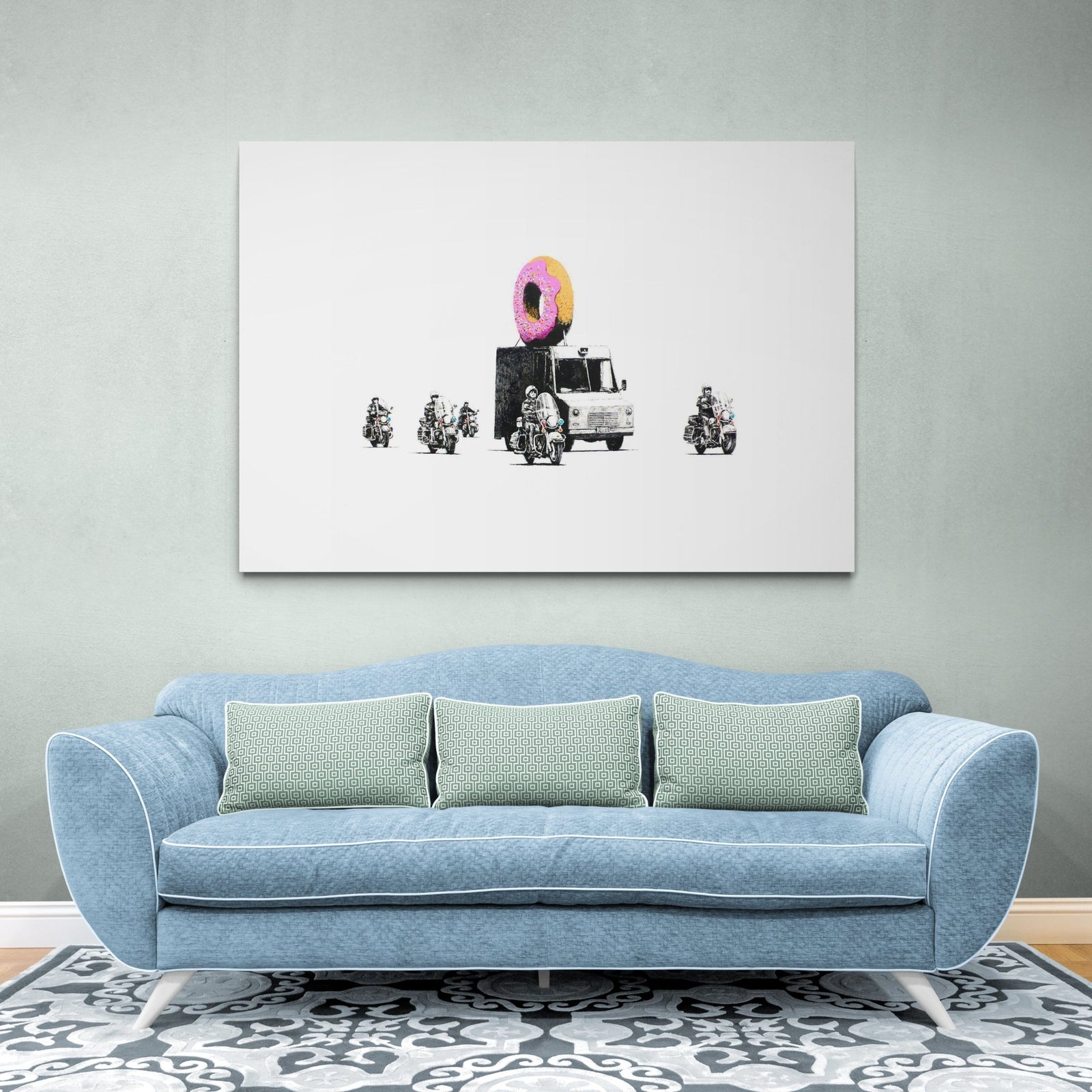 Tableau Banksy Donut - The Art Avenue