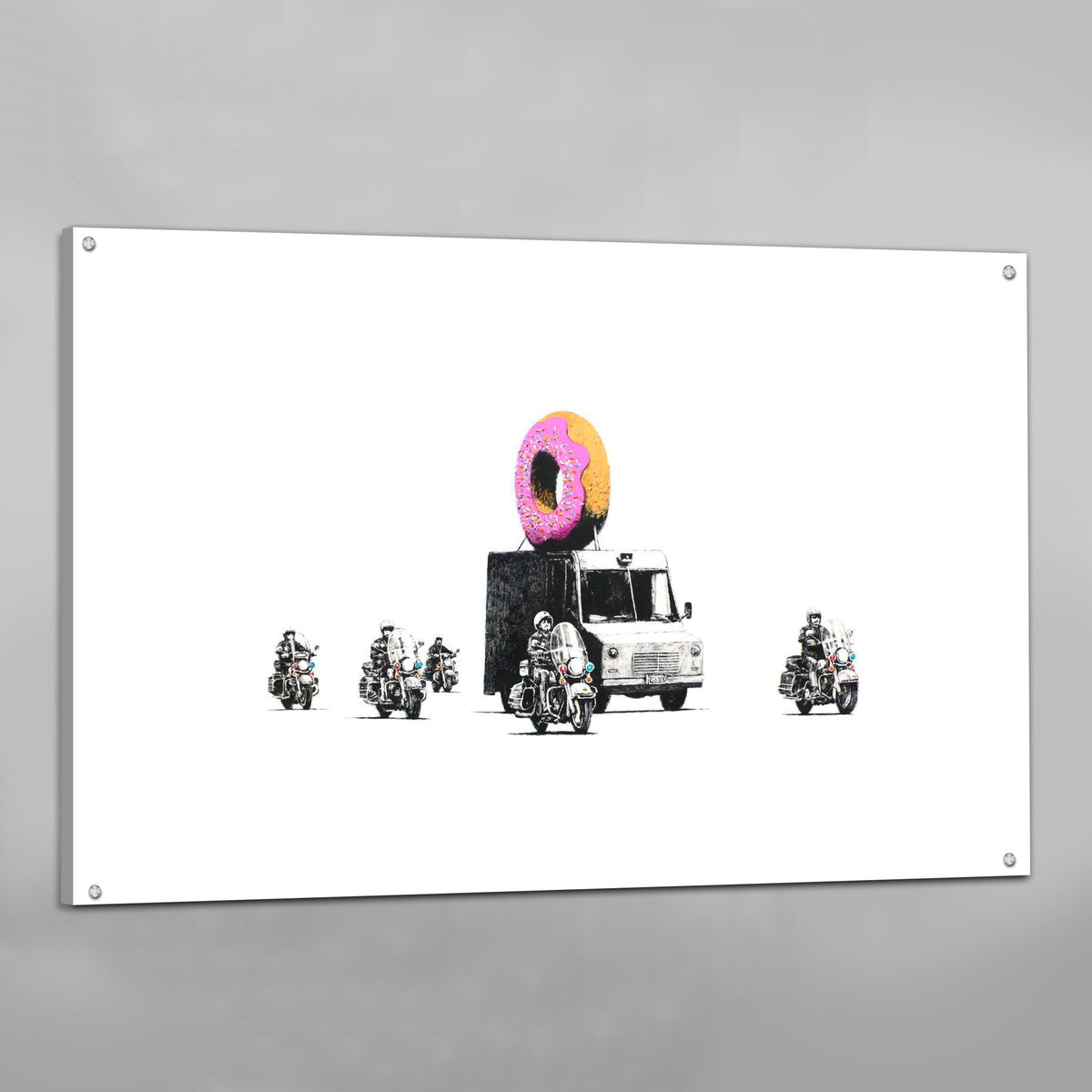 Tableau Banksy Donut - The Art Avenue