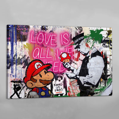 Tableau Banksy Graffiti - The Art Avenue