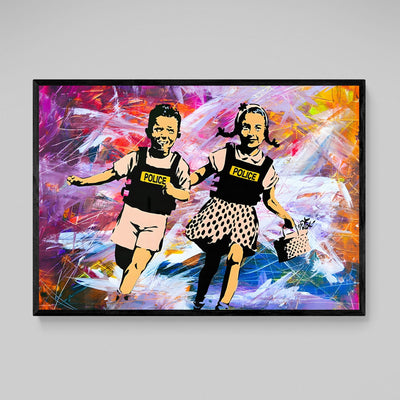 Tableau Banksy Jack & Jill - The Art Avenue