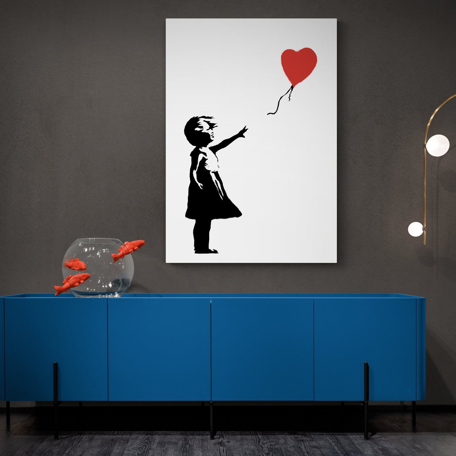 Tableau Banksy La Petite Fille Au Ballon - The Art Avenue