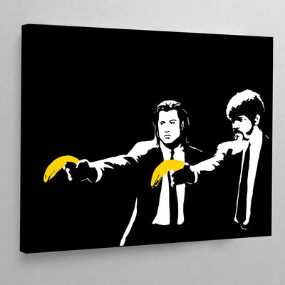 Tableau Banksy Pulp Fiction - The Art Avenue