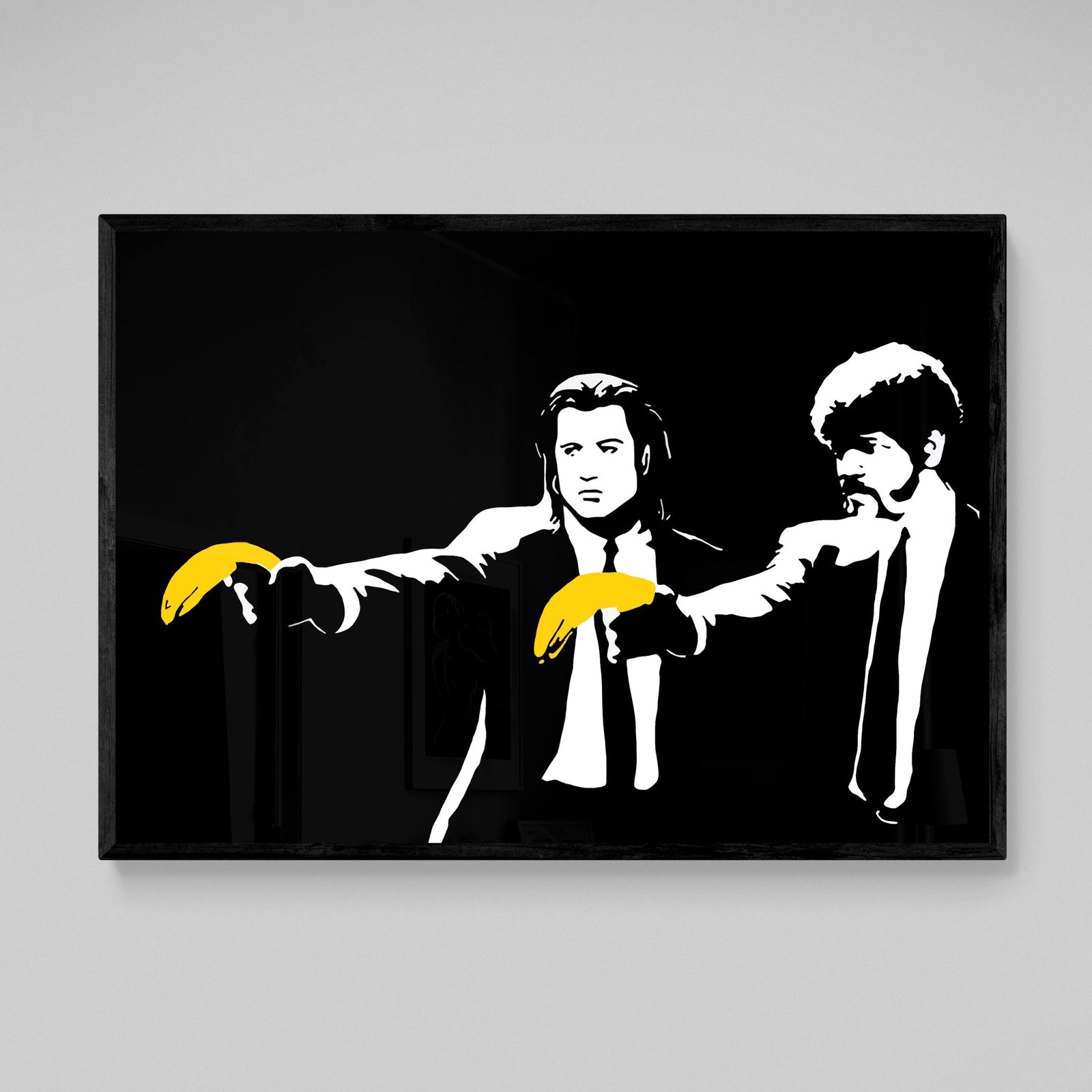 Tableau Banksy Pulp Fiction - The Art Avenue