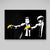 Tableau Banksy Pulp Fiction - The Art Avenue