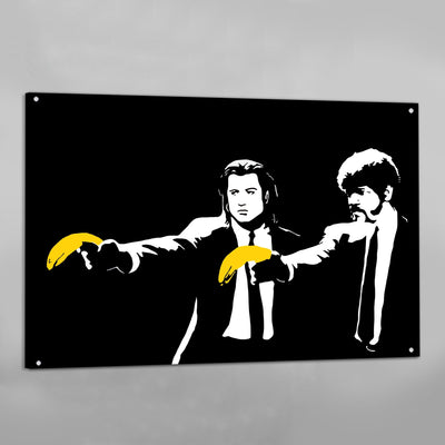 Tableau Banksy Pulp Fiction - The Art Avenue
