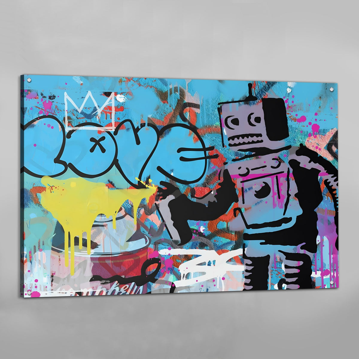 Tableau Banksy Robot - The Art Avenue