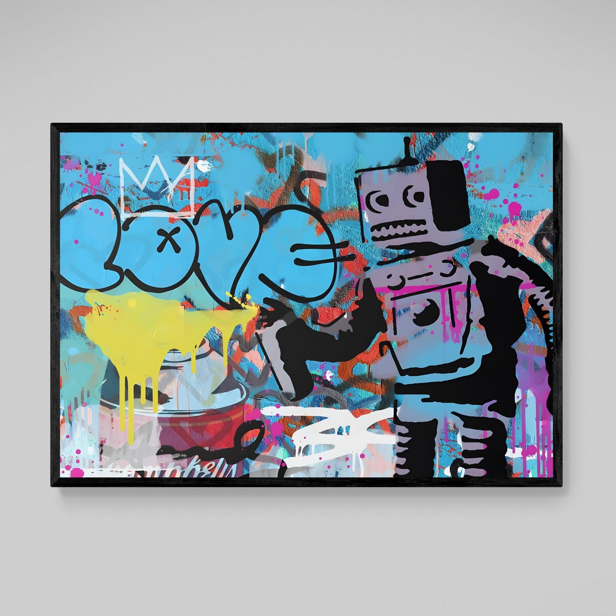 Tableau Banksy Robot - The Art Avenue