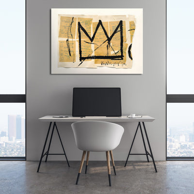 Tableau Basquiat Couronne - The Art Avenue