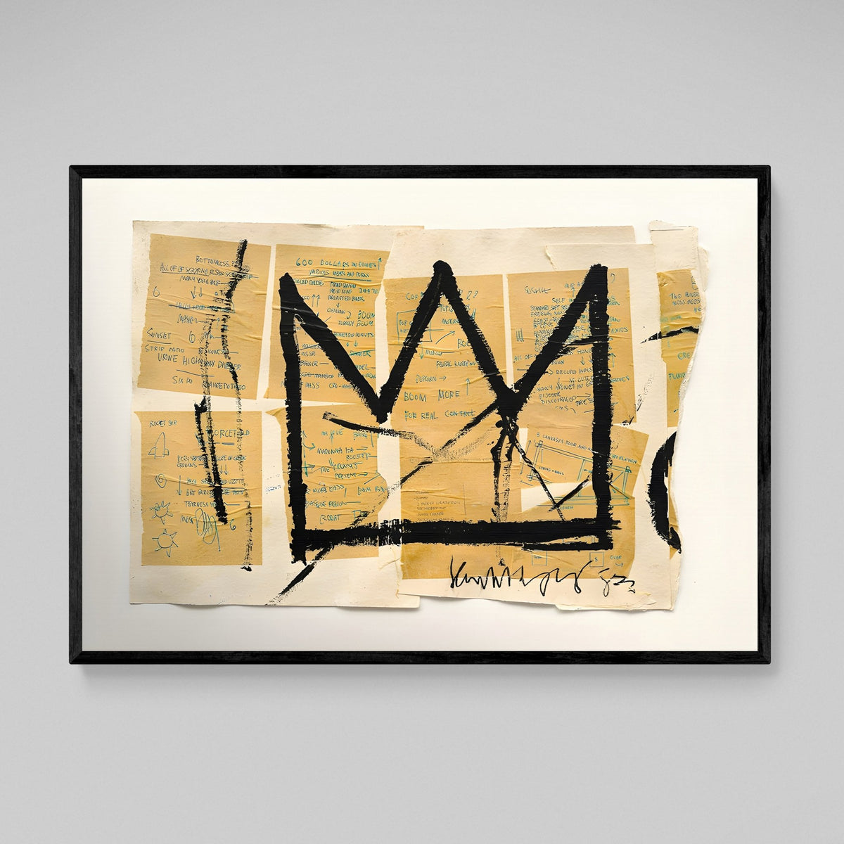 Tableau Basquiat Couronne - The Art Avenue
