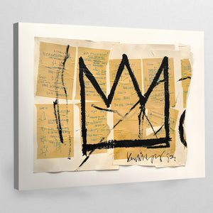 Tableau Basquiat Couronne - The Art Avenue