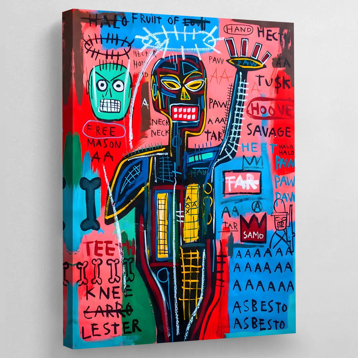 Tableau Basquiat Africain - The Art Avenue