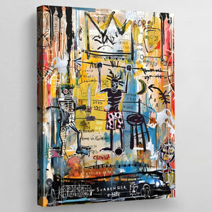 Tableau Basquiat Afrique - The Art Avenue