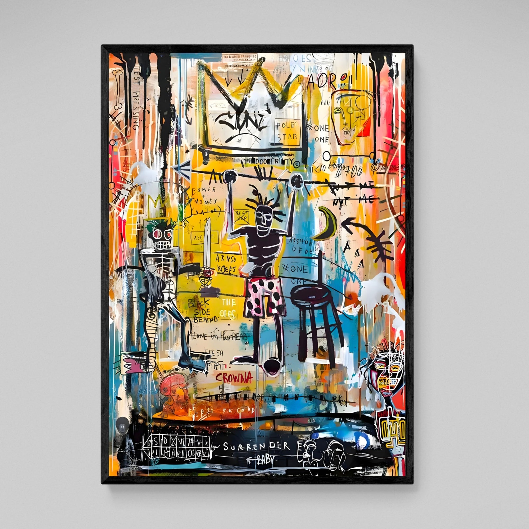 Tableau Basquiat Afrique - The Art Avenue
