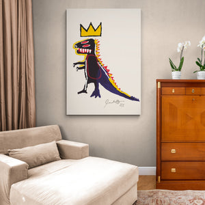 Tableau Basquiat Dinosaure - The Art Avenue