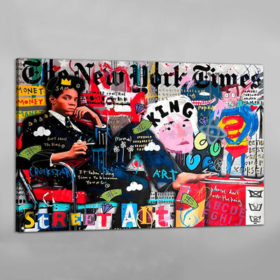 Tableau Basquiat Street Art - The Art Avenue