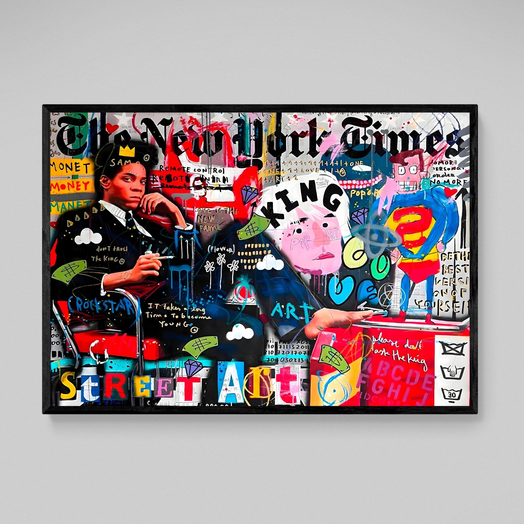 Tableau Basquiat Street Art - The Art Avenue