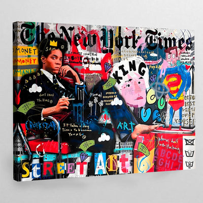 Tableau Basquiat Street Art - The Art Avenue