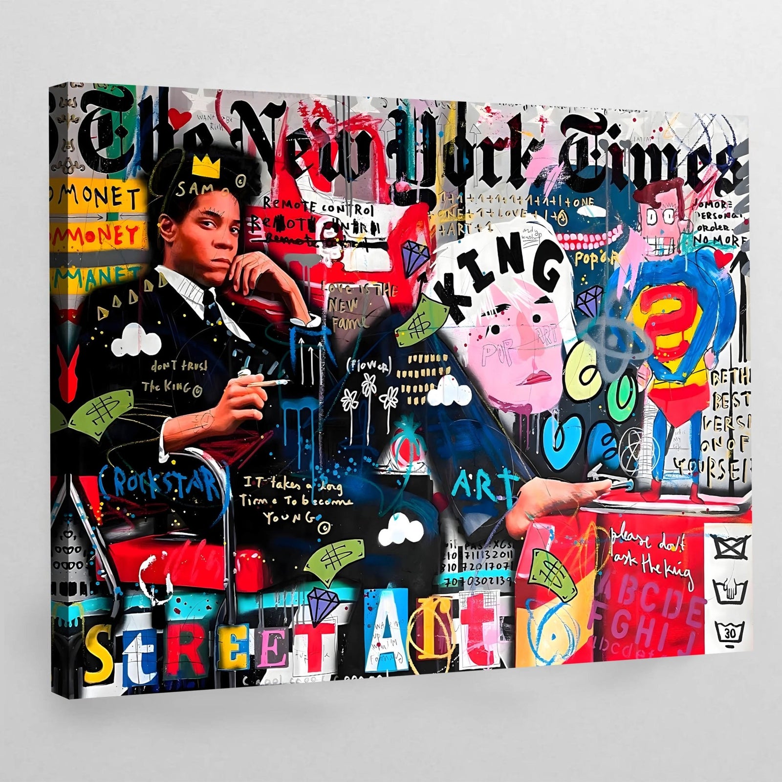 Tableau Basquiat Street Art - The Art Avenue