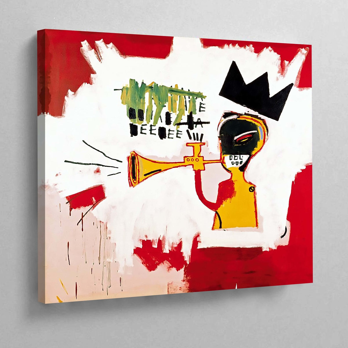 Tableau Basquiat Trumpet - The Art Avenue