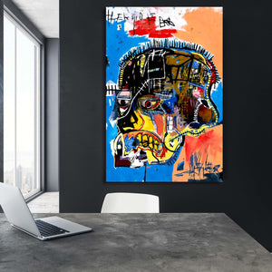 Tableau Basquiat Untitled - The Art Avenue