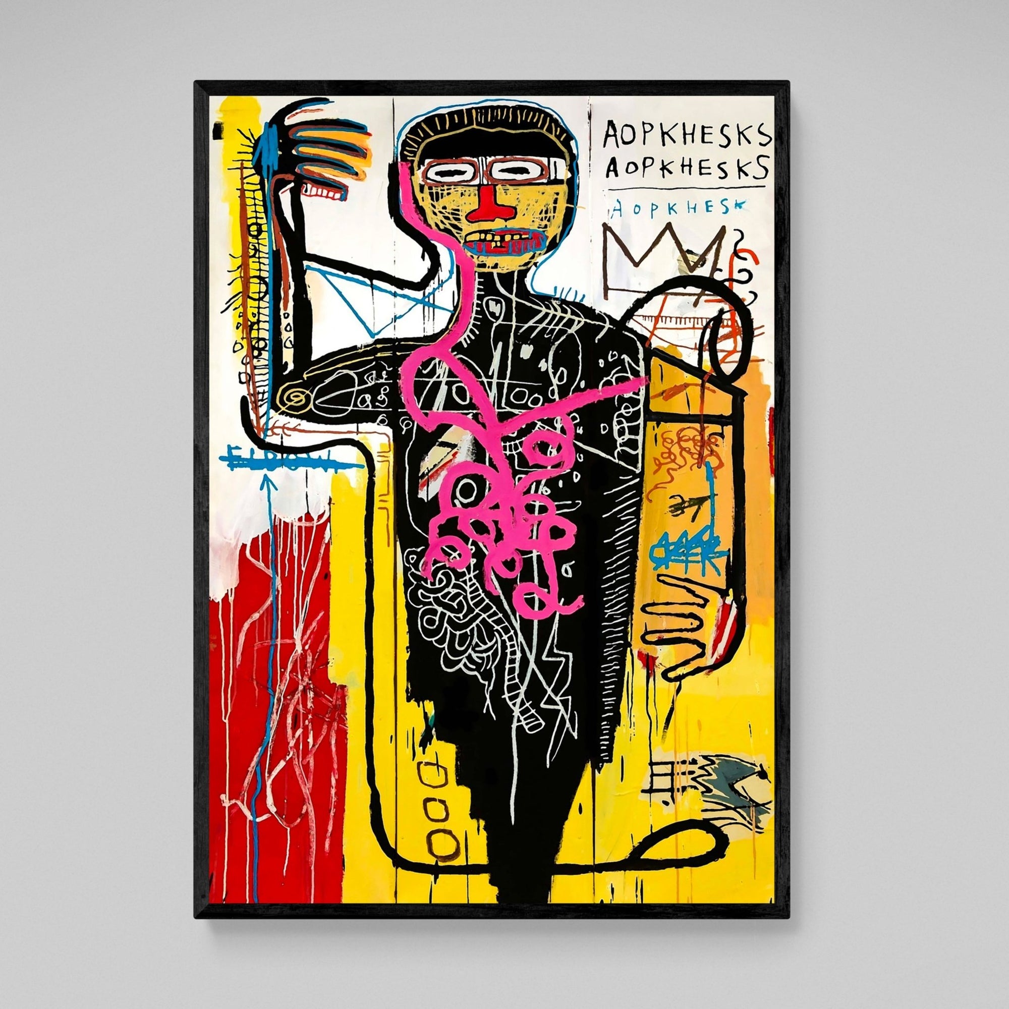 Tableau Basquiat Versus Medici - The Art Avenue