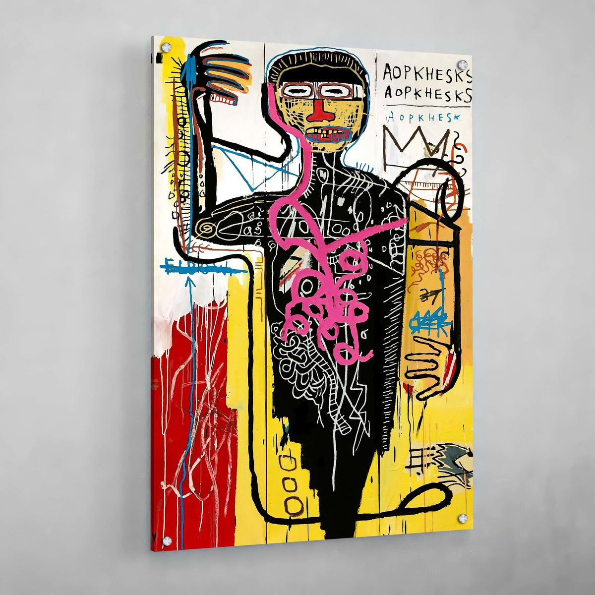 Tableau Basquiat Versus Medici - The Art Avenue