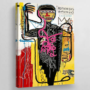 Tableau Basquiat Versus Medici - The Art Avenue