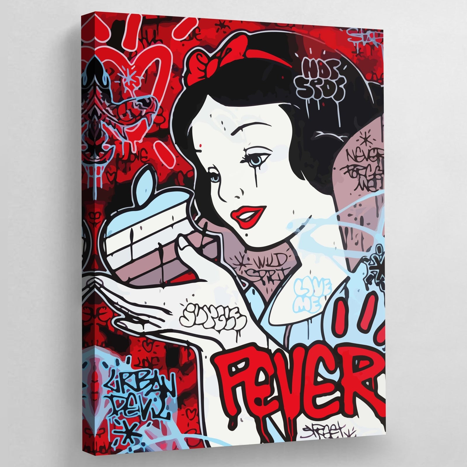 Tableau Blanche Neige Street Art - The Art Avenue